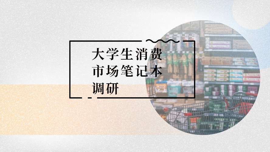 大学生消费市场笔记本调研