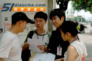 社会调查现场
